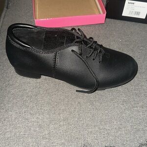 Brand new! Balera Black Lace Up Tap Shoes